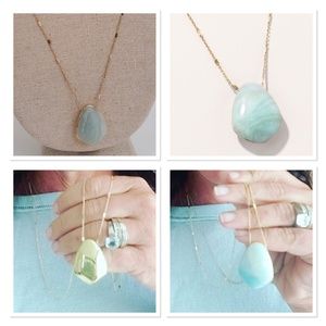 Stella & Dot Ulani Double Take Long Pendant Necklace